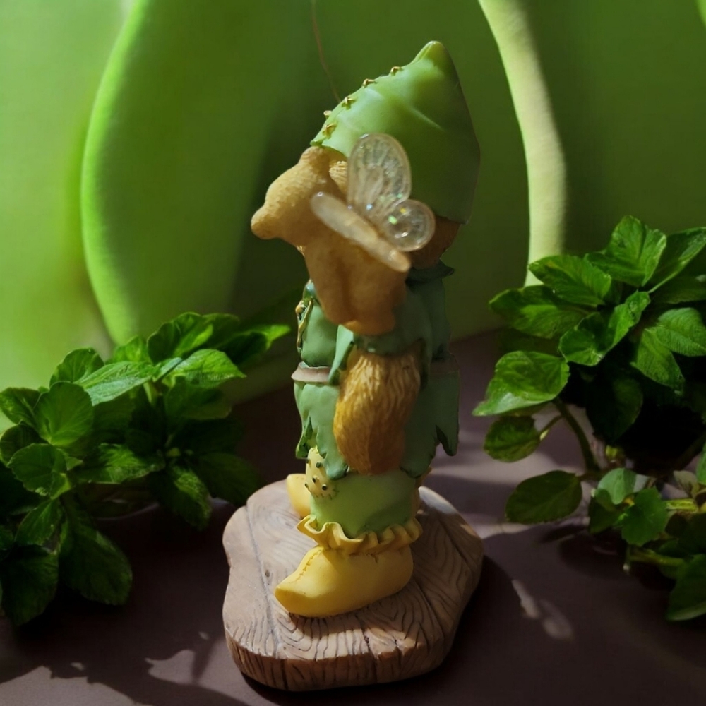 Vtg 97 Cherished Teddies Brett Neverland #302457 Peter Pan Tinkerbell Fantasy - Picture 4 of 9